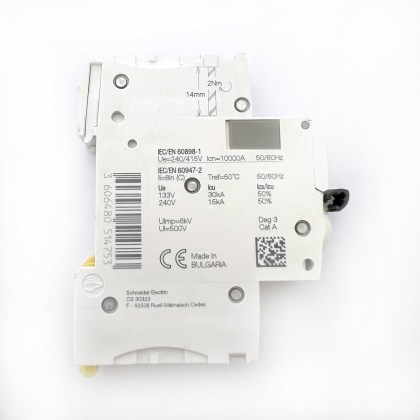 Schneider Electric iC60H A9F54125 C25A C25 25A 25 Amp MCB Circuit Breaker Type C